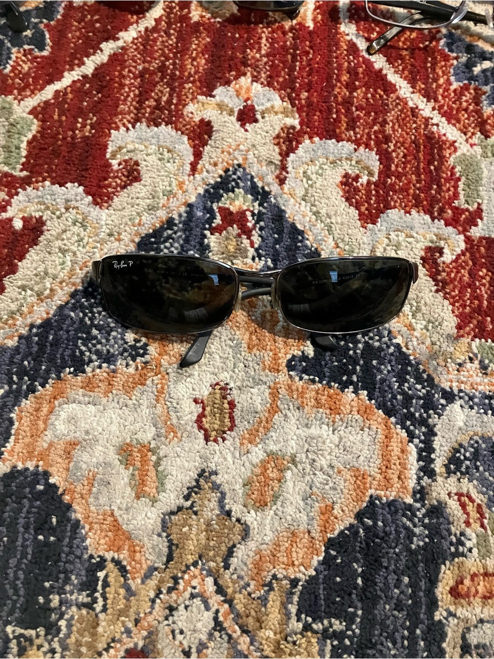 Ray-Ban Rb3269 Gunmetal Wrap Around Sunglasses Polarized Unisex